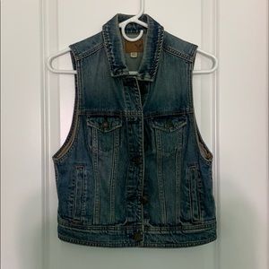 American Eagle denim vest